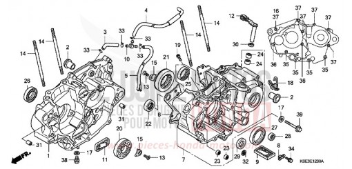 CARTER MOTEUR CRF150R8 de 2008